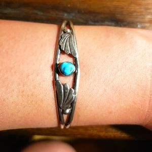 Vintage Sterling Silver Cuff Bracelet